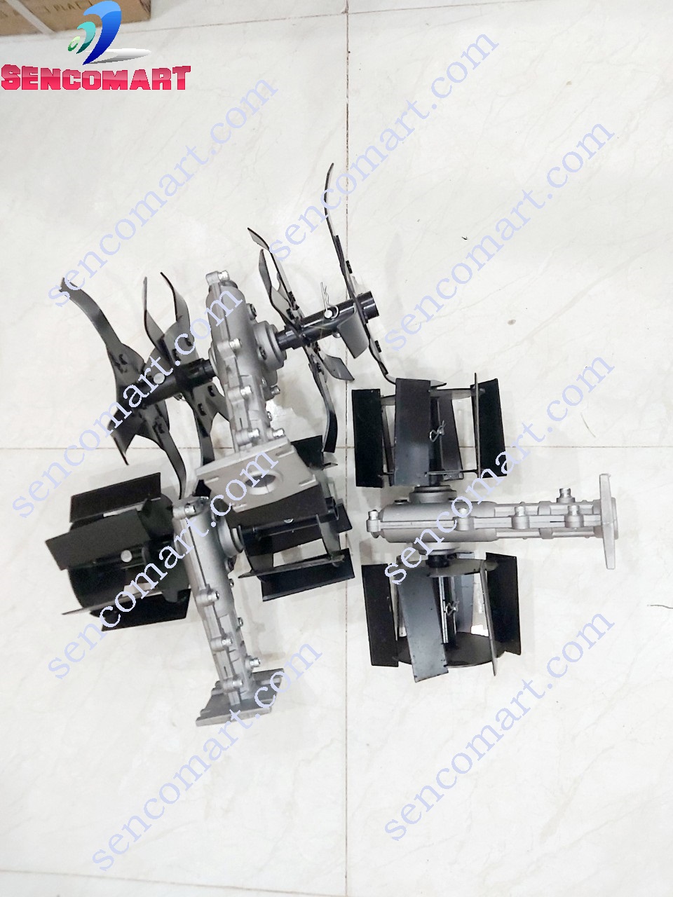 Đầu xới đất lắp máy cắt cỏ nòng 26mm, 28mm, 7 khía, 9 khía