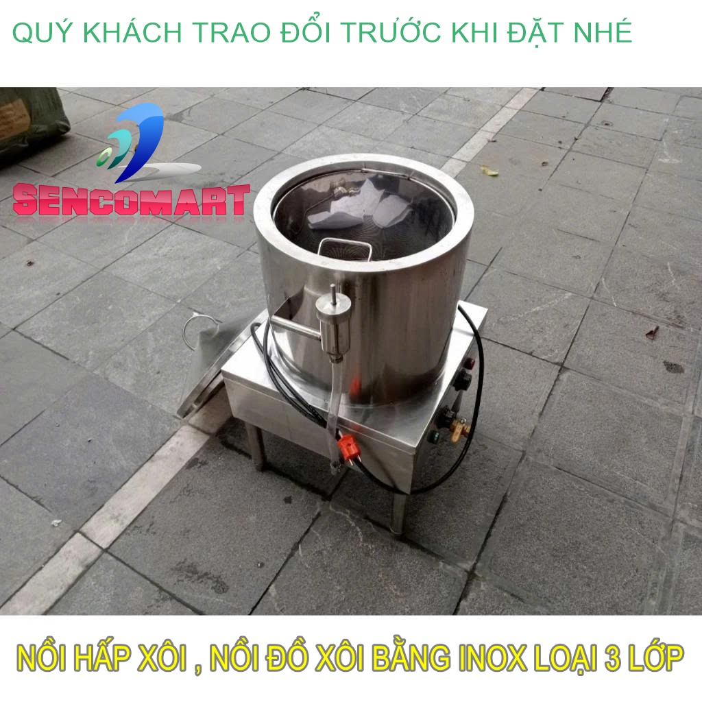 Nồi đồ xôi công nghiệp chính hãng made in Việt Nam SENCOMART