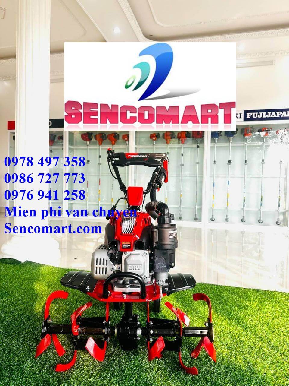 Máy xới đất chính hãng Nhật Bản chạy xăng, Fujijapan 501