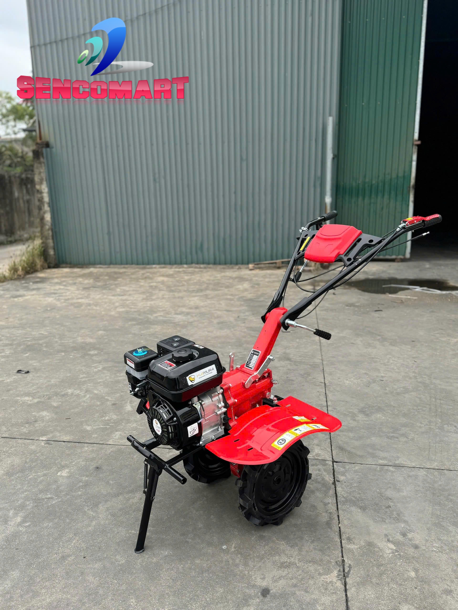 Máy Xới Đất Chạy Xăng Đấu Đầu Kamura 170