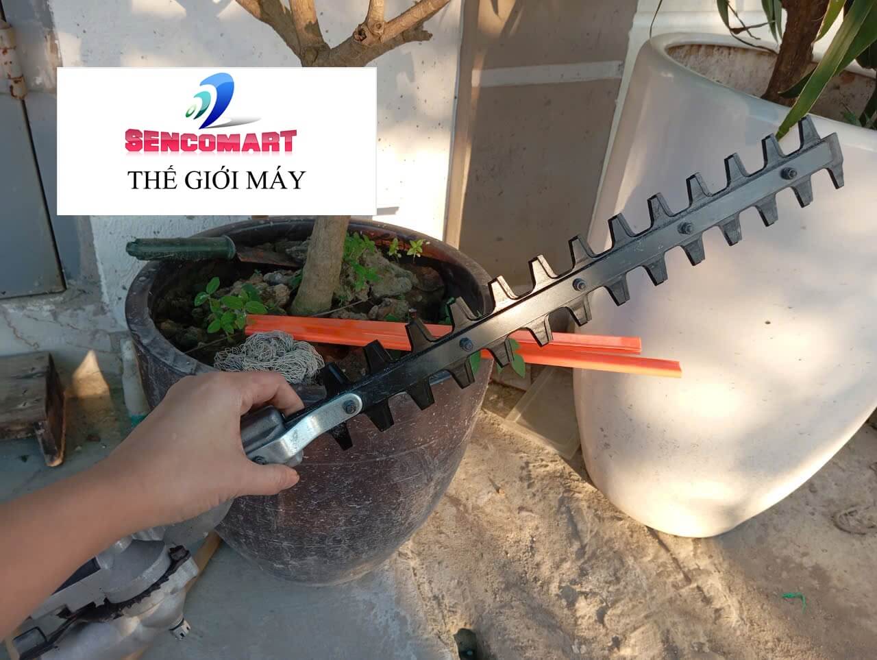 Bộ tỉa cành cây trên cao lắp thay đầu máy cắt cỏ đủ các loại phi khía