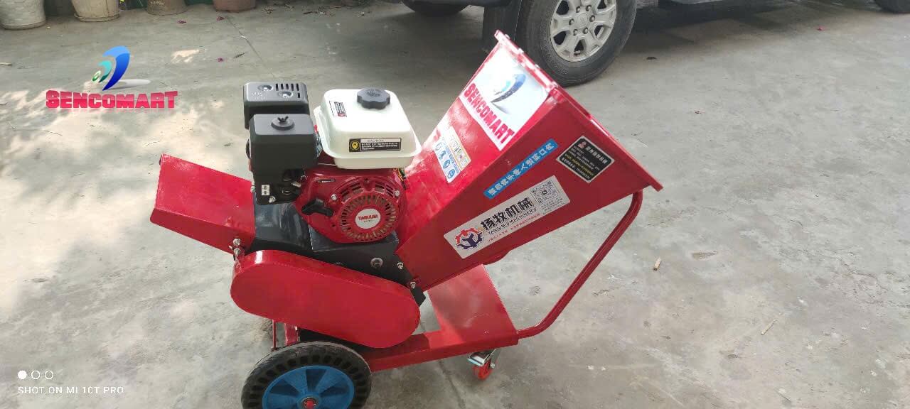 Mới! Máy băm nghiền cành cây sử dụng 2 bộ dao đặc biệt hiệu quả SENCO-2CN-7HP
