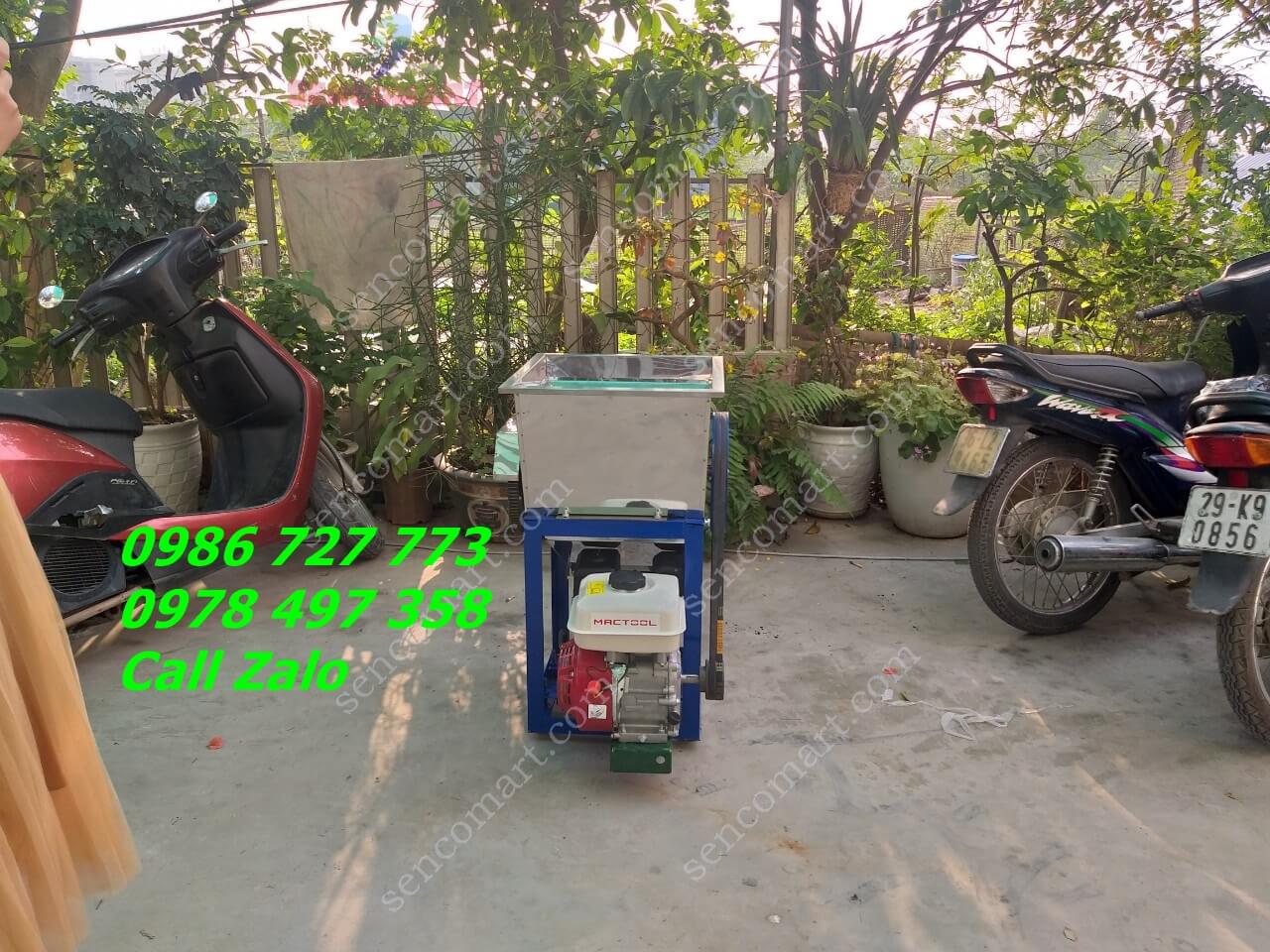 Máy Thái Cá, Cắt Cá Mồi Chạy Xăng 25 Lưỡi Siêu Sắc Bén