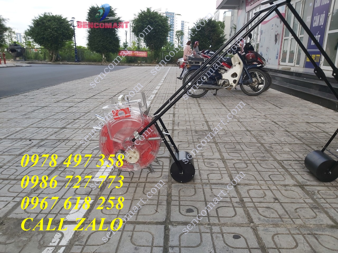 MÁY TRA HẠT VINAFARM VNGH 989- MÁY GIEO HẠT GIỐNG 12 MỎ VỊT VNGH-989