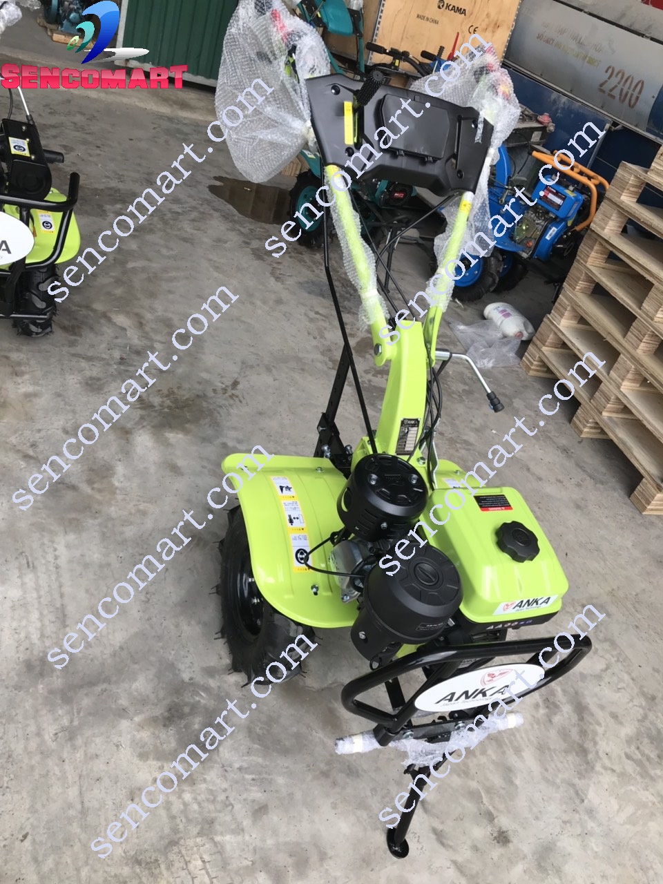 Máy Xới Đất, Tạo Rãnh Lên Luống Chạy Xăng Anka 170F Chính Hãng Đức