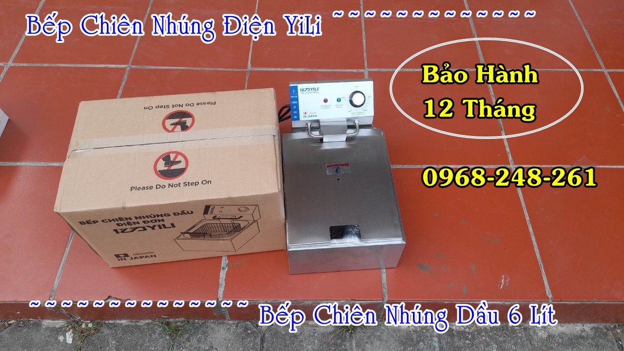 Bếp chiên nhúng điện 6 lít , chiên đa năng cho nhà hàng