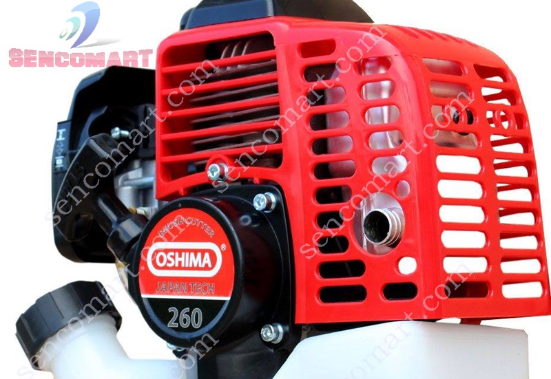 Máy cắt cỏ 2 thì Oshima 260 bạc cần xoay