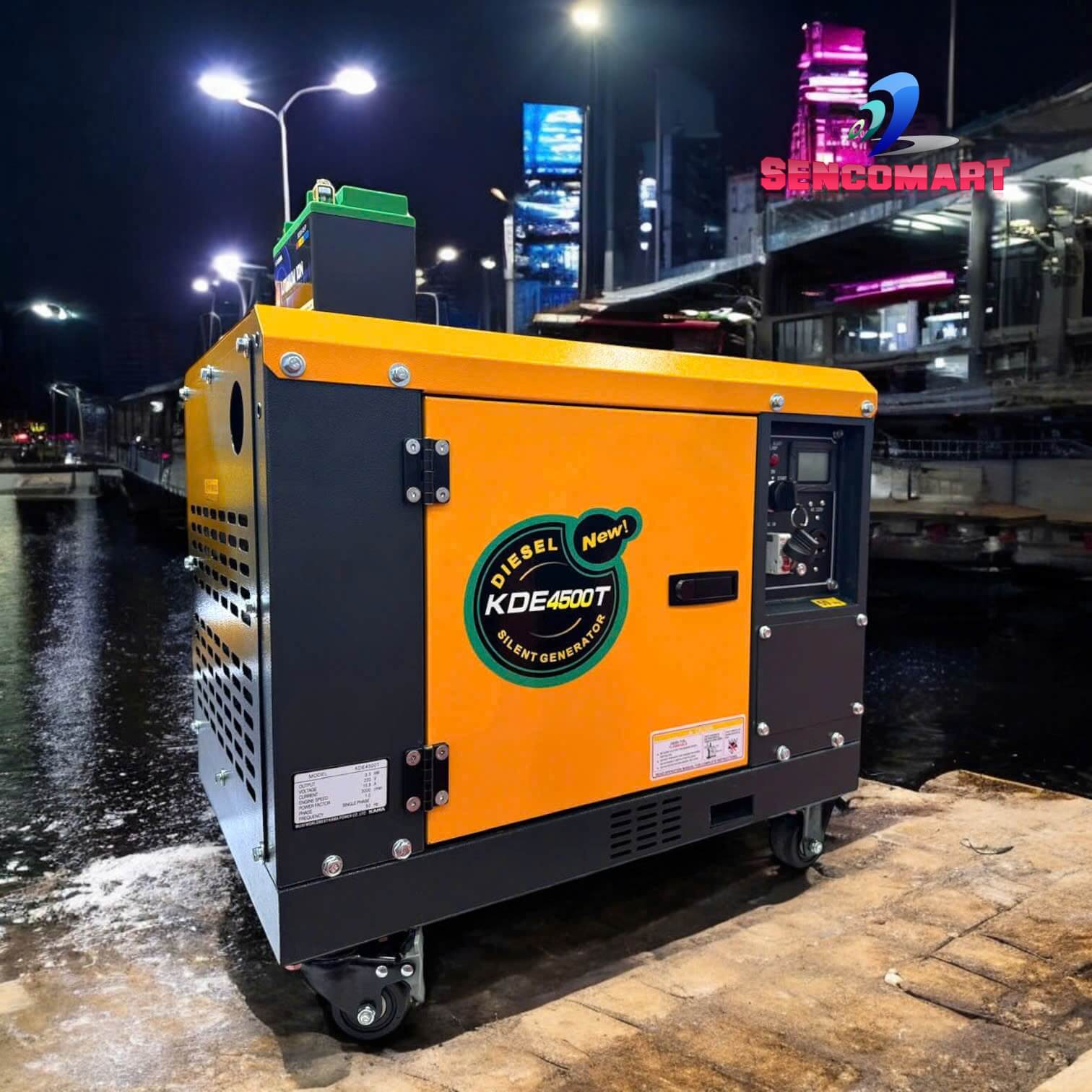 Máy phát điện chạy dầu 3kw Kama 4500T