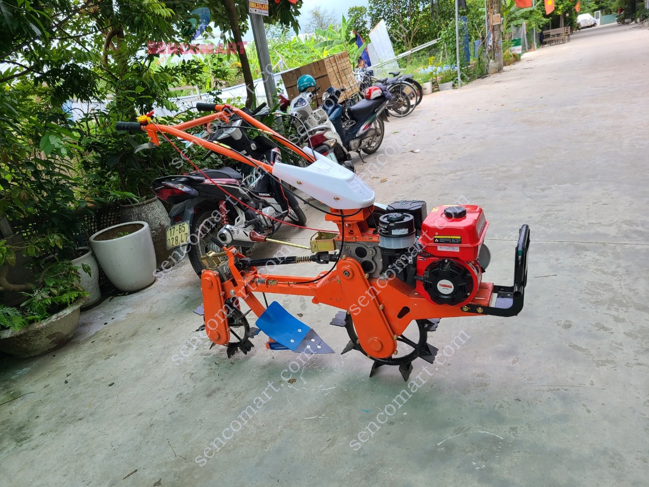 Máy cày dốc, cày ruộng bậc thang 2 cầu động cơ Yamaha