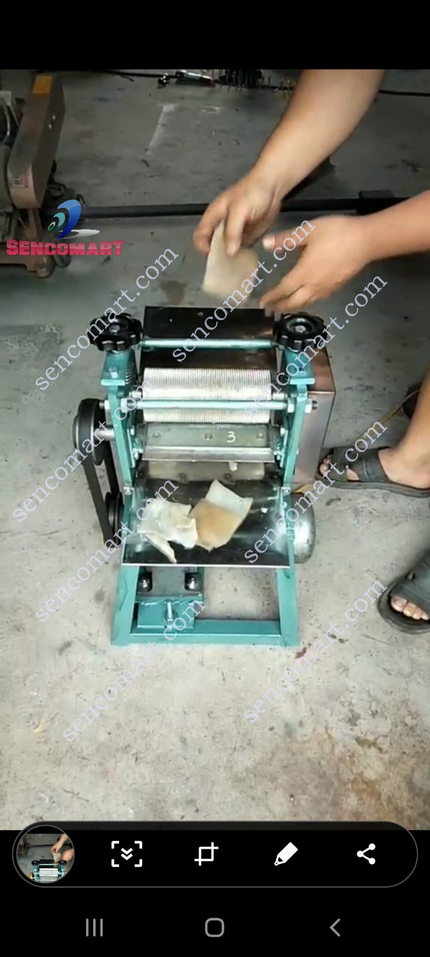 Máy Lạng Bì Heo Chạy Điện SC200W- Máy lạng mỡ heo mô tơ giá rẻ