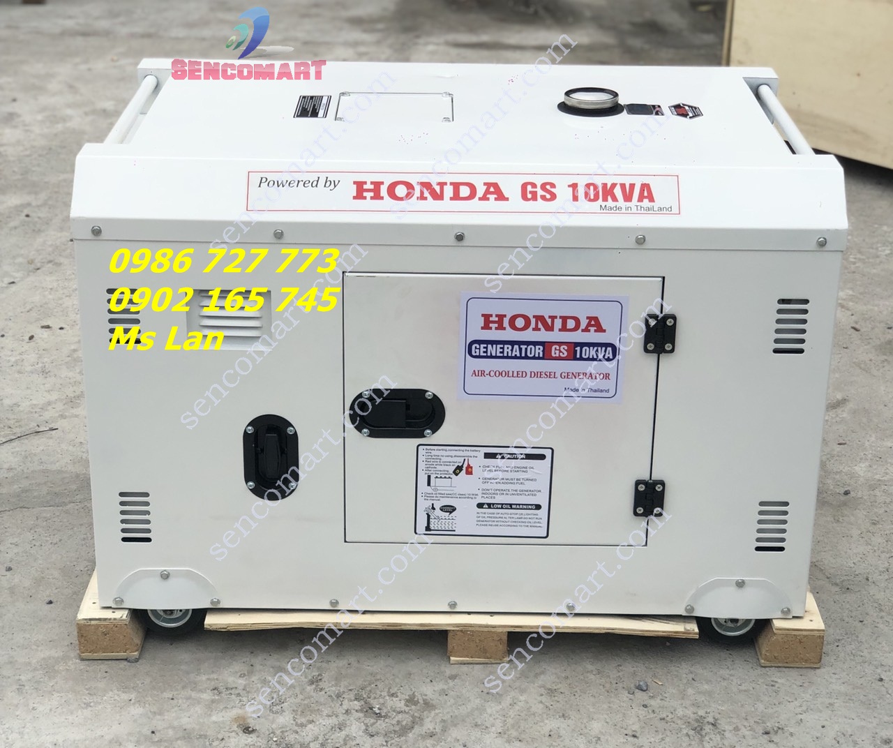 MÁY PHÁT ĐIỆN CHẠY DẦU HONDA GS10KVA CHÍNH HÃNG THÁI LAN