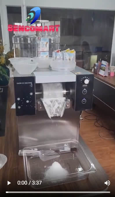 Máy Làm Kem Tuyết, Kem Sợi Công Suất 1200w SENCO-30SLK