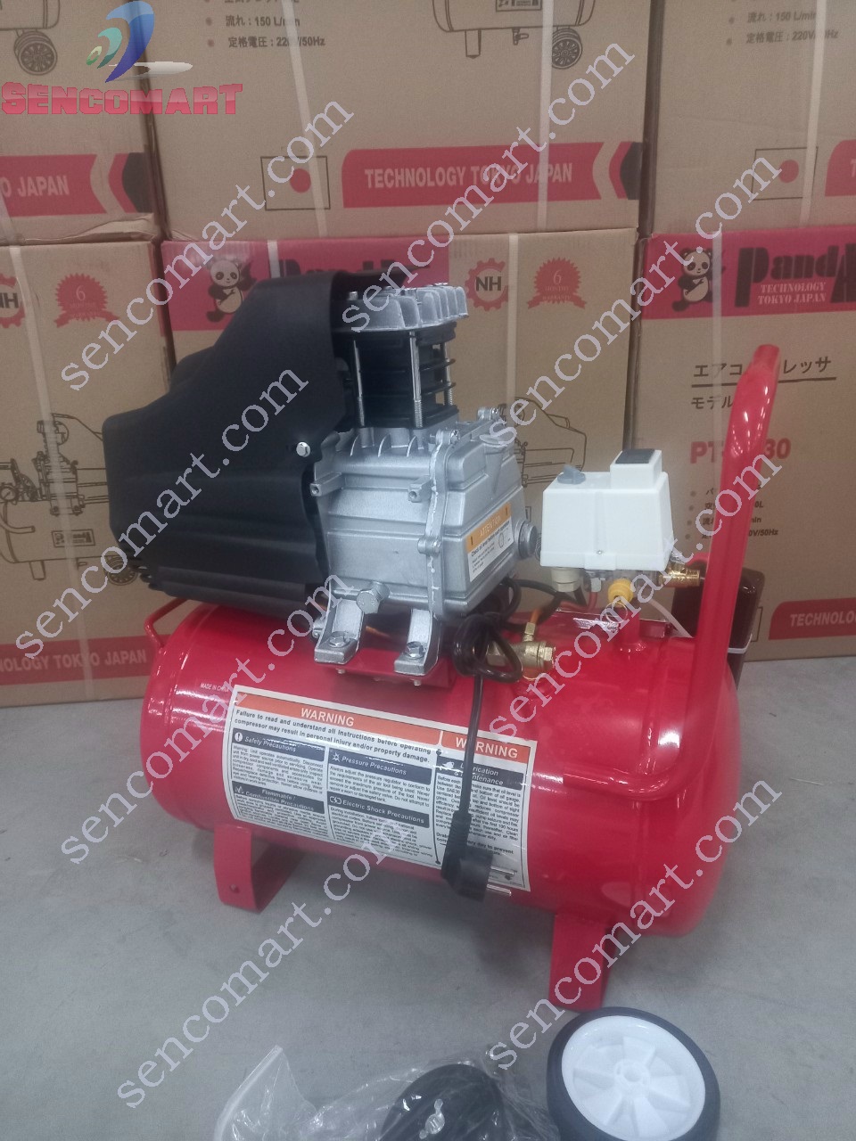 Máy Nén Khí Đầu Liền Có Dầu Panda 12L PT4213